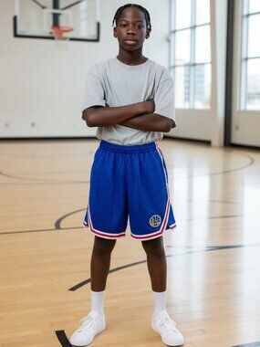 Vintage boys Golden State Warriors Mesh Basketball Shorts size 8